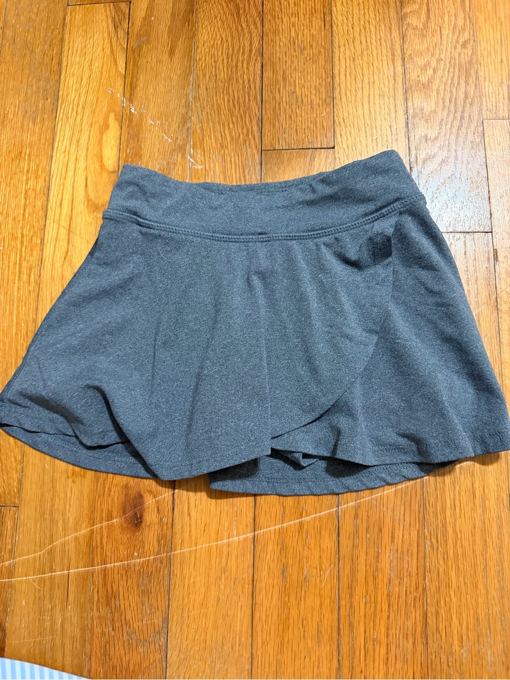 Champion Dark Gray Girls' Athletic Skort with Built-In Shorts